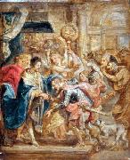 Peter Paul Rubens The Reconciliation of King Henry III and Henry of Navarre oil painting